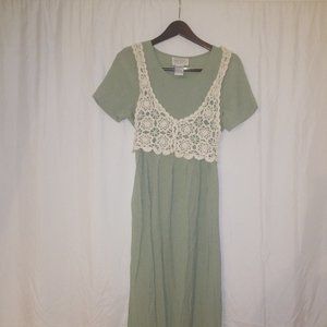 Sage green dress